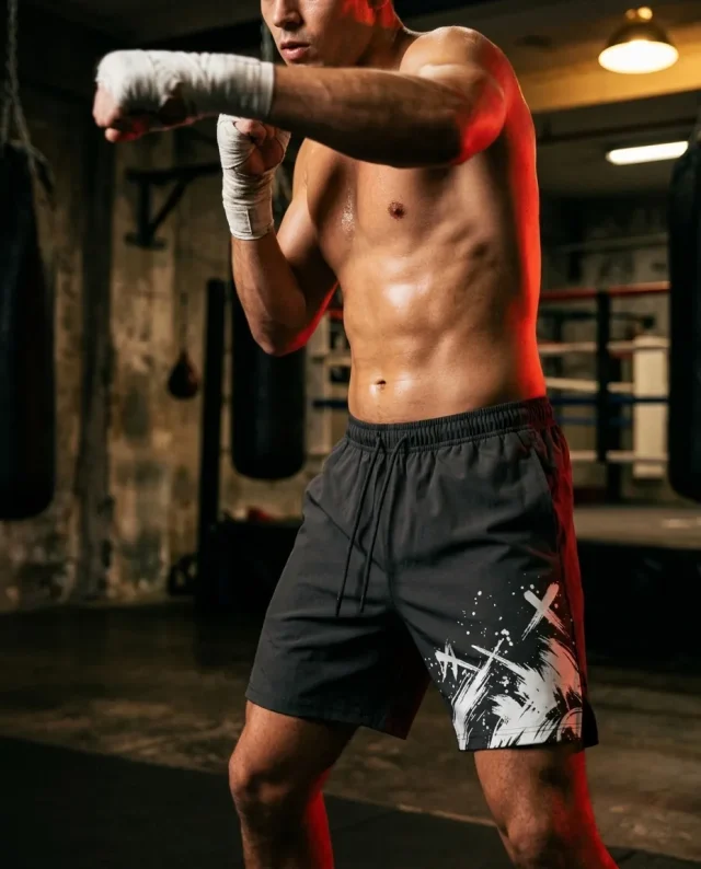 Comet Gym Shorts, in use
