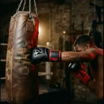 Crown Sparring Gloves, in use