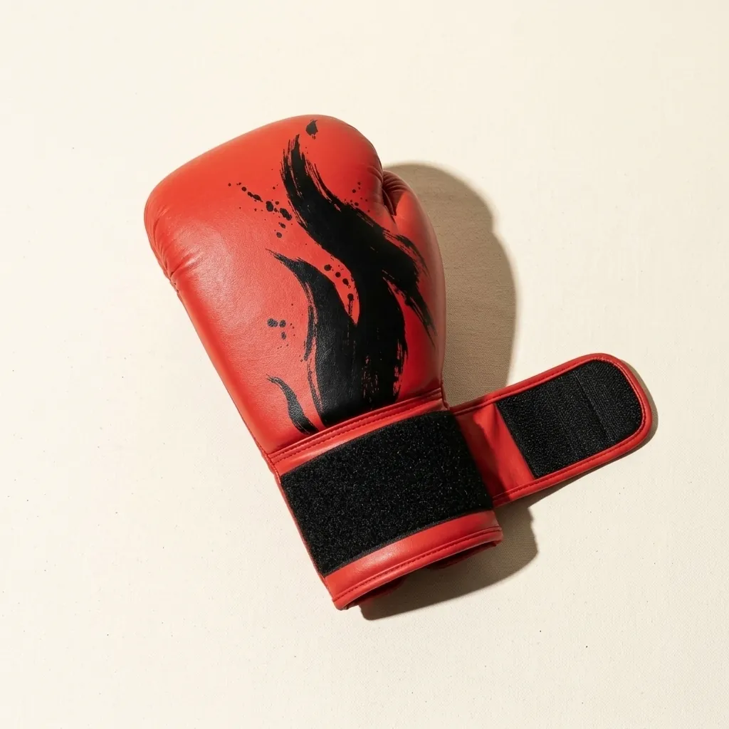 Ember Training Gloves, seen from the back