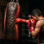Ember Training Gloves, in use