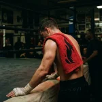 Ember Training Towel, in use