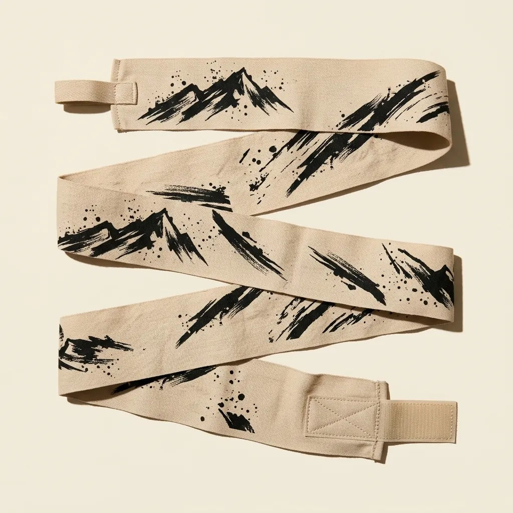 Ridge Brushstroke Hand Wraps, laid out flat