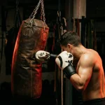 Round Bag Gloves, in use