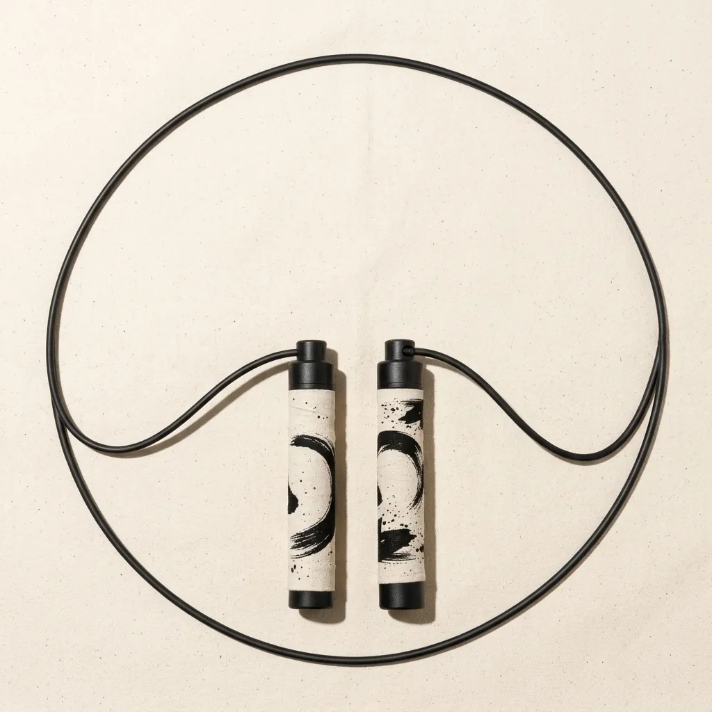 Round Skipping Rope, laid out flat