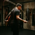 Round Skipping Rope, in use