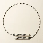 Swallow Beaded Rope, laid out flat