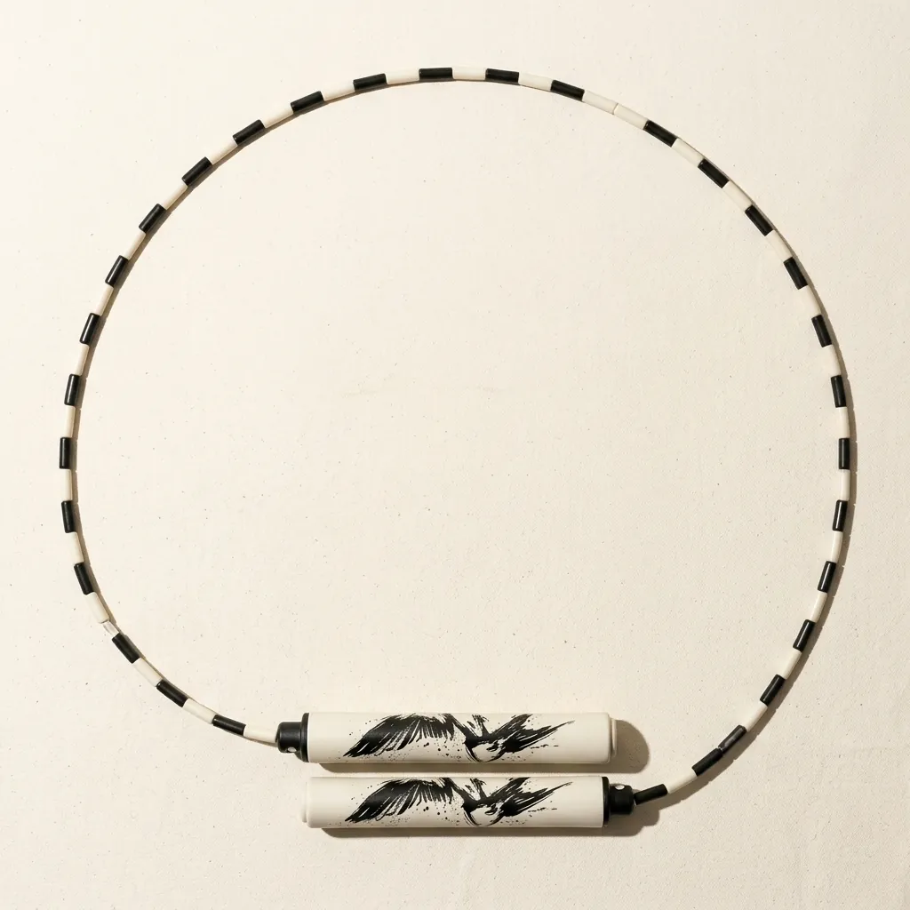Swallow Beaded Rope, laid out flat