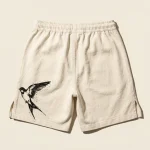 Swallow Gym Shorts, seen from the back