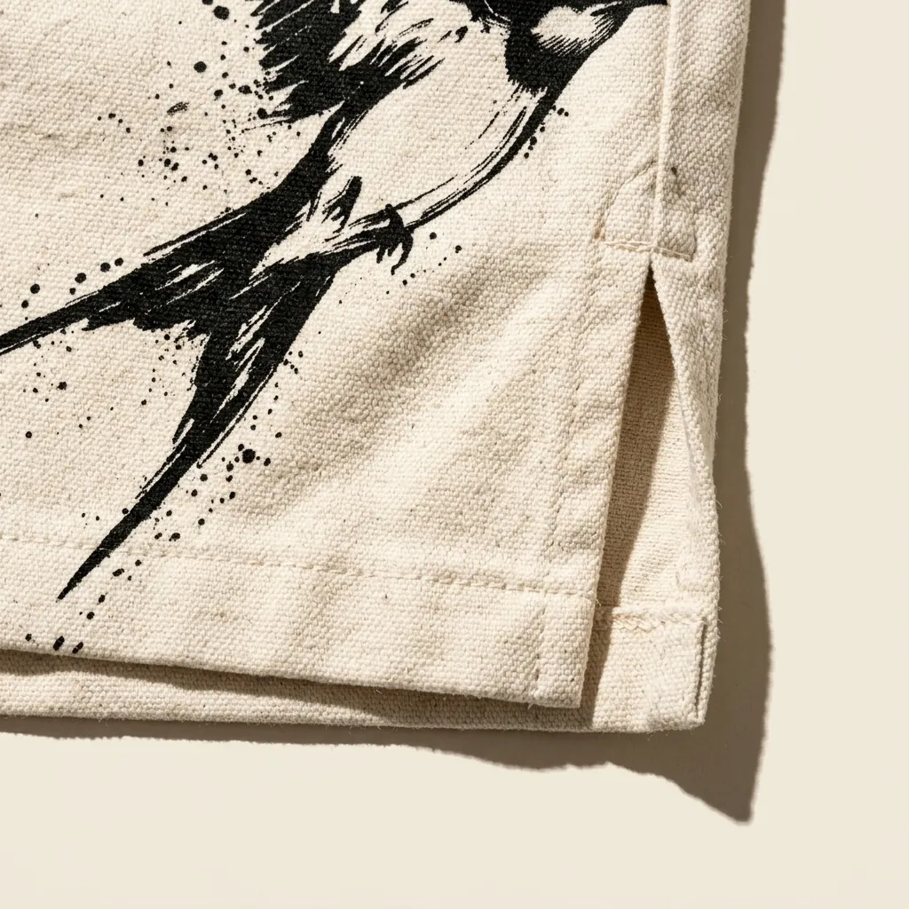 Swallow Gym Shorts, close-up