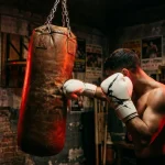 Swallow Sparring Gloves, in use