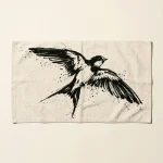 Swallow Training Towel, laid out flat