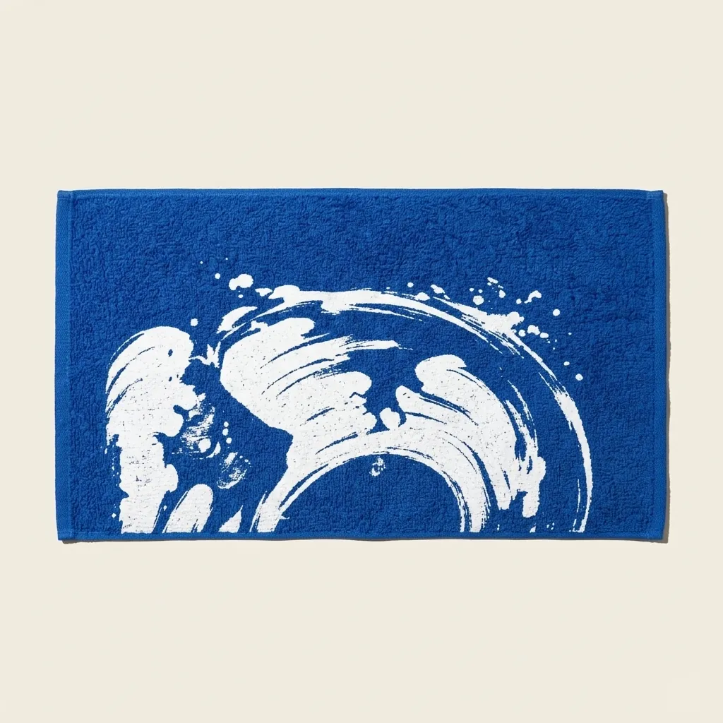 Tide Training Towel, laid out flat