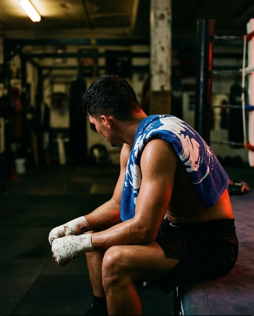 Tide Training Towel, in use