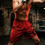 Viper Gym Shorts, in use