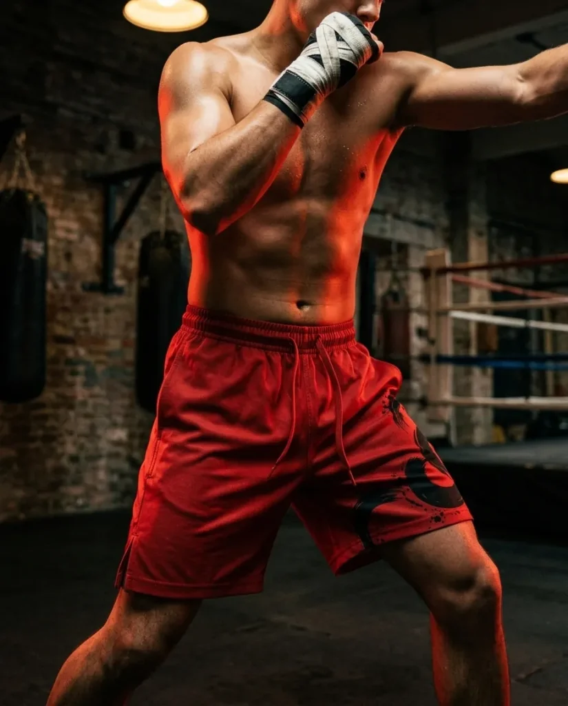 Viper Gym Shorts, in use